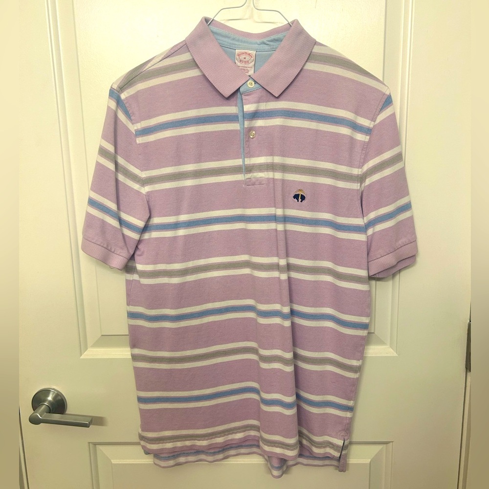 Brooks Brothers striped polo